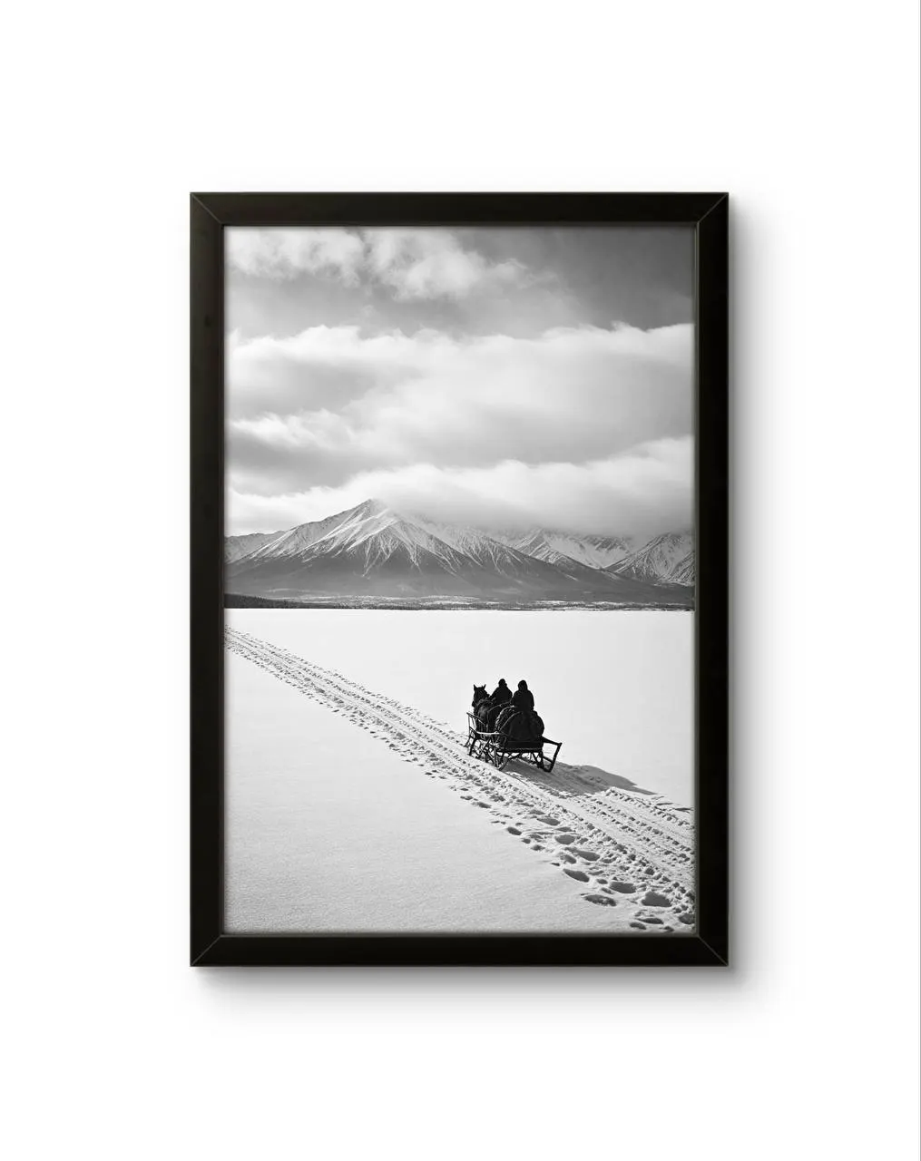 Bonaque - Journey Through the Winter Silence — Fotografia stampa d'arte di Bonaque