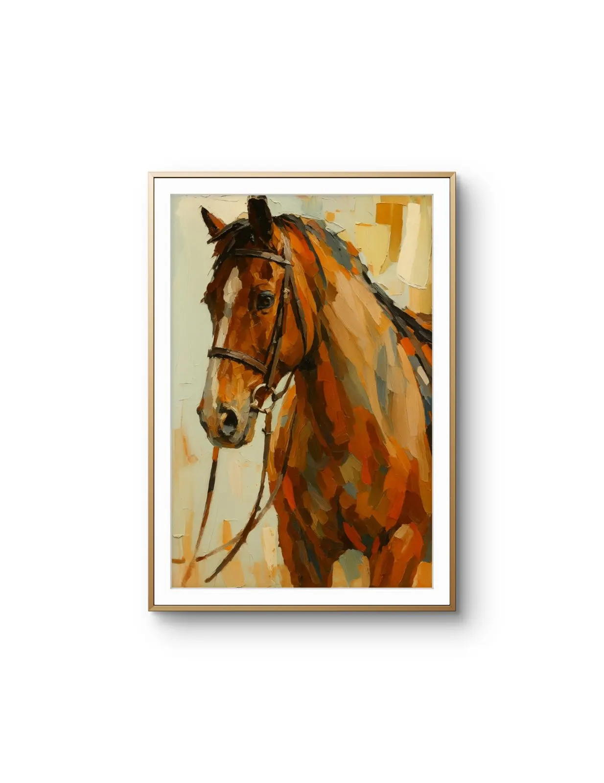 Elena Aureli - Portrait of Strength — Mixed Media stampa d'arte di Elena Aureli