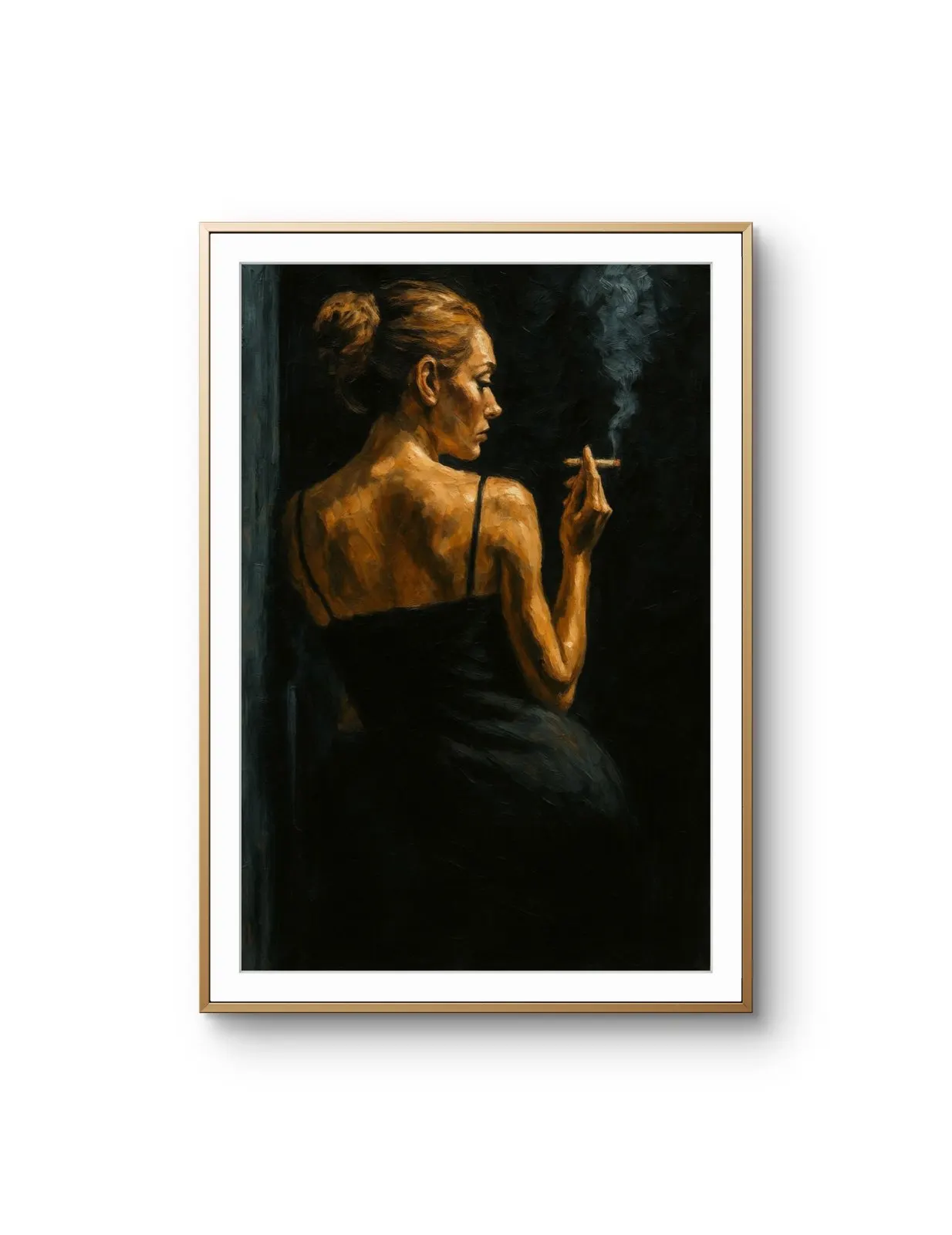 Elena Aureli - Solitary Glow — Mixed Media stampa d'arte di Elena Aureli