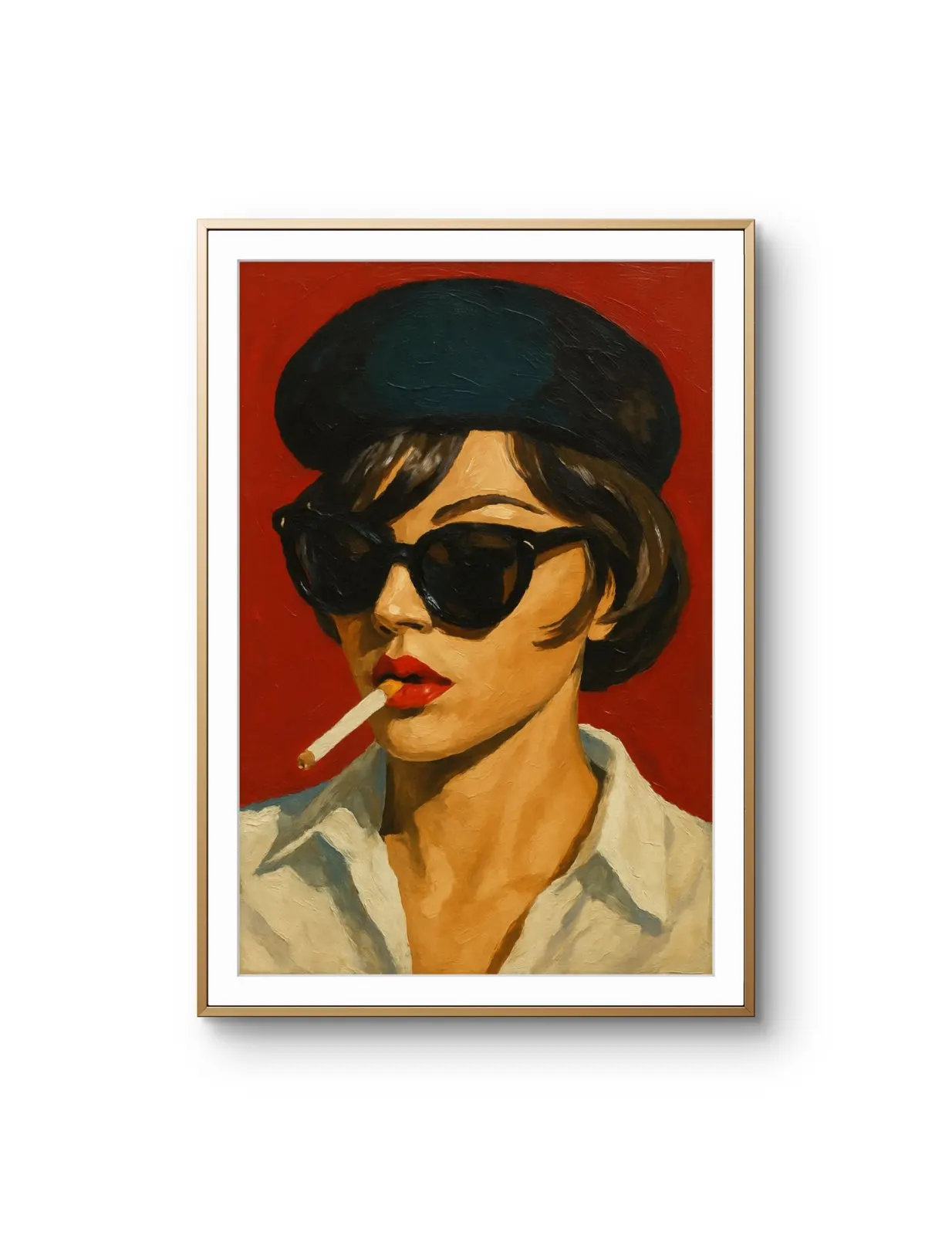 Elena Aureli - The Chic Rebel — Mixed Media stampa d'arte di Elena Aureli