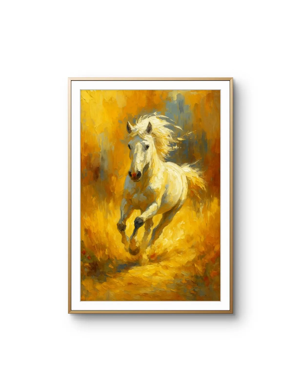 Elena Aureli - The Galloping Spirit — Mixed Media stampa d'arte di Elena Aureli