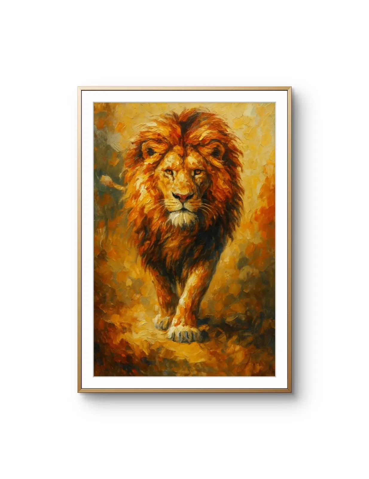 Elena Aureli - The Majestic King — Mixed Media stampa d'arte di Elena Aureli