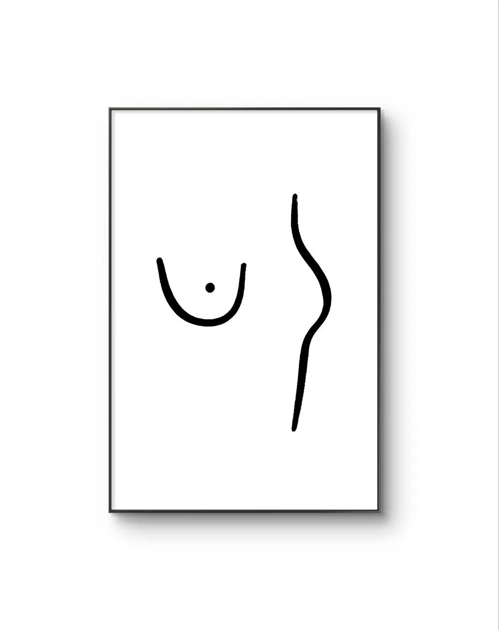 Felix – Abstract Feminine Form — Arte Moderna e Contemporanea stampa d'arte di Felix