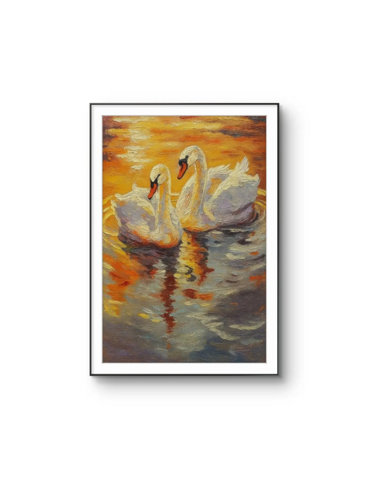 Henri des Bois - Eternal Love — Mixed Media stampa d'arte di Henri des Bois