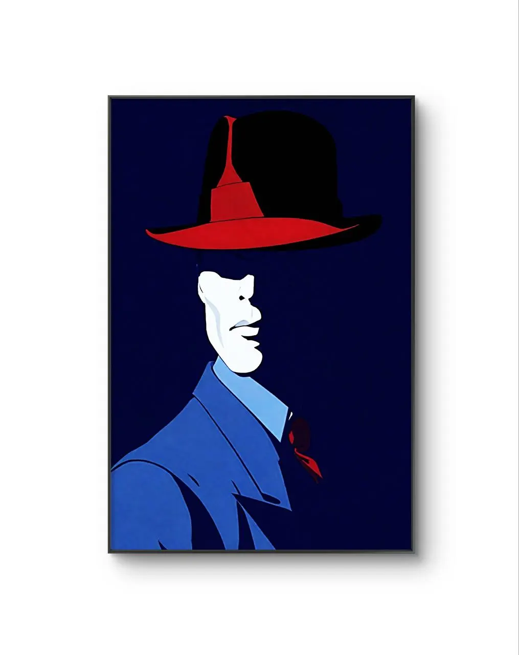 Rodrigo - The Shadowed Gentleman — Mixed Media stampa d'arte di Rodrigo
